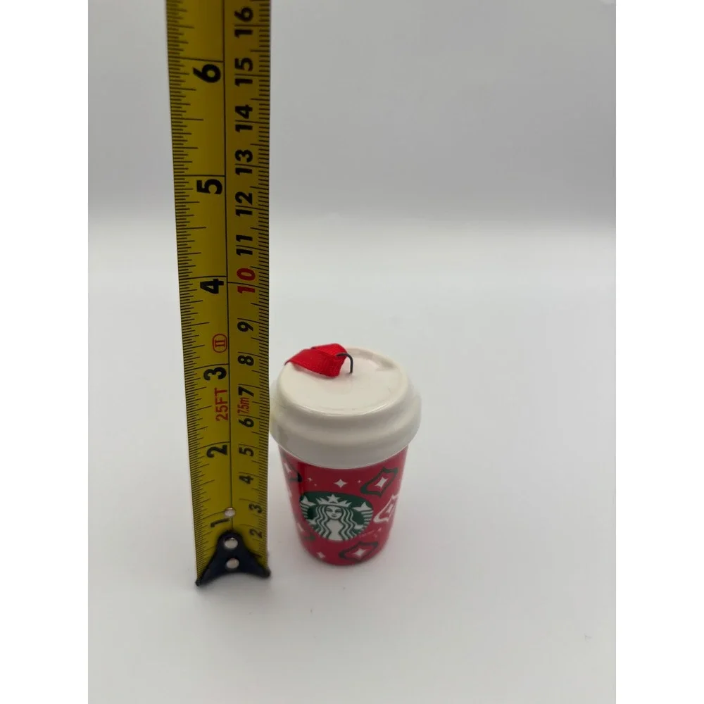 Starbucks 2023 Holiday Red Cup Ceramic Christmas Ornament Siren Logo BWC 23